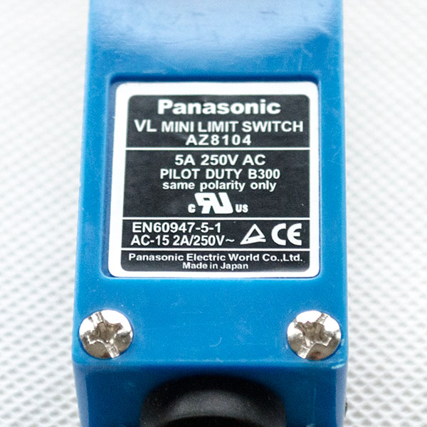 PANASONIC AZ Series Limit Switch  With Roller Arm  Model: AZ8104